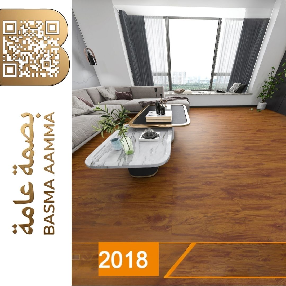 SPS باركيه اللون: بني محمر / خشب الكرز الدافئ (Cherry Wood / Reddish Brown)