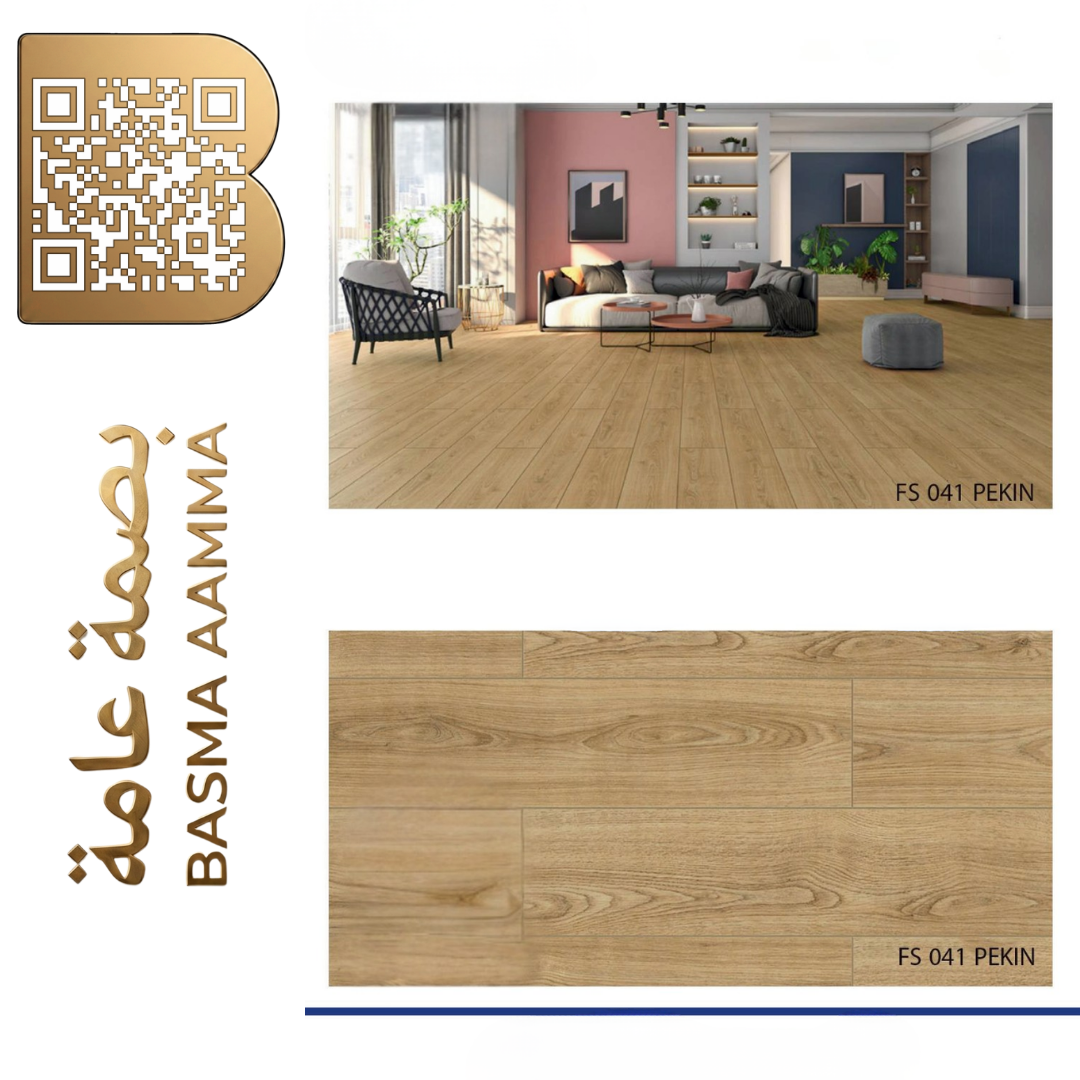 SPS باركيه اللون: بني عسلي فاتح ومشرق (Light Honey Oak).