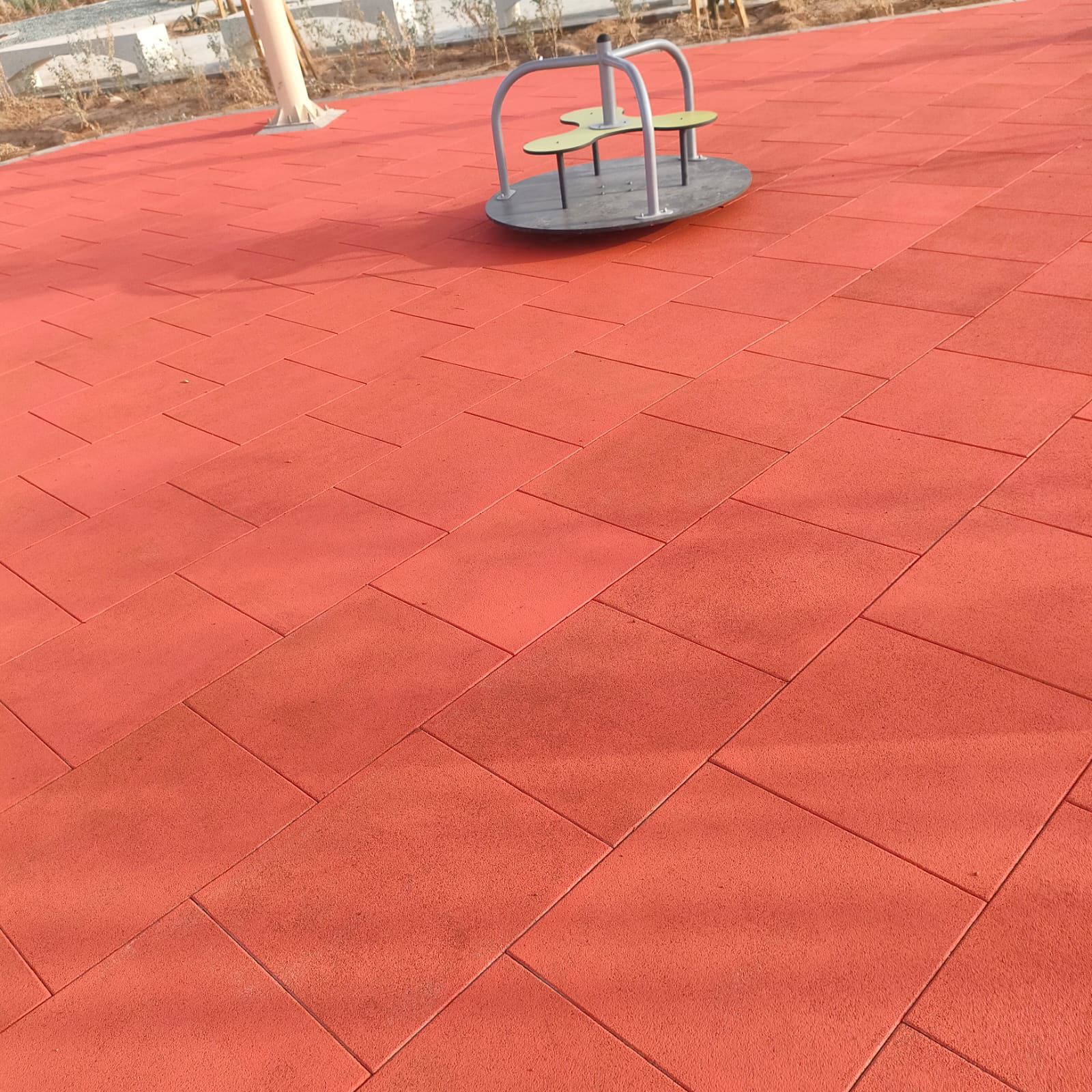 البلاط المطاطي