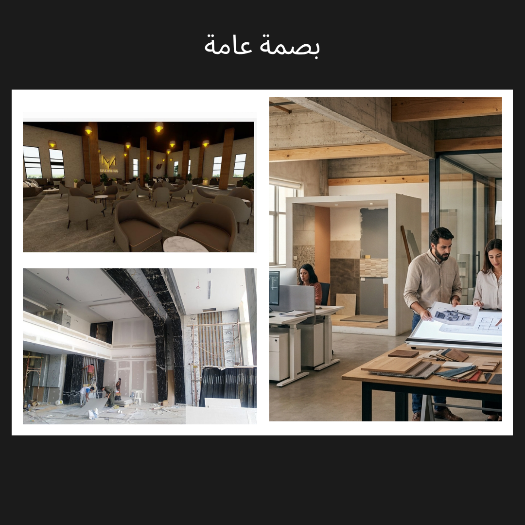 قسم التصميم والتنفيذ والتشطيب