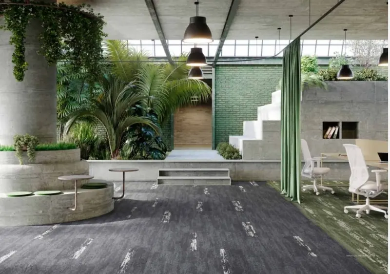 مشاريع بلاطات السجاد Carpet Tile